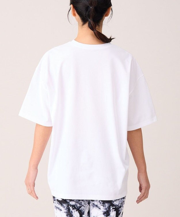 Chacott ダンスプリントオーバーＴシャツ ホワイト