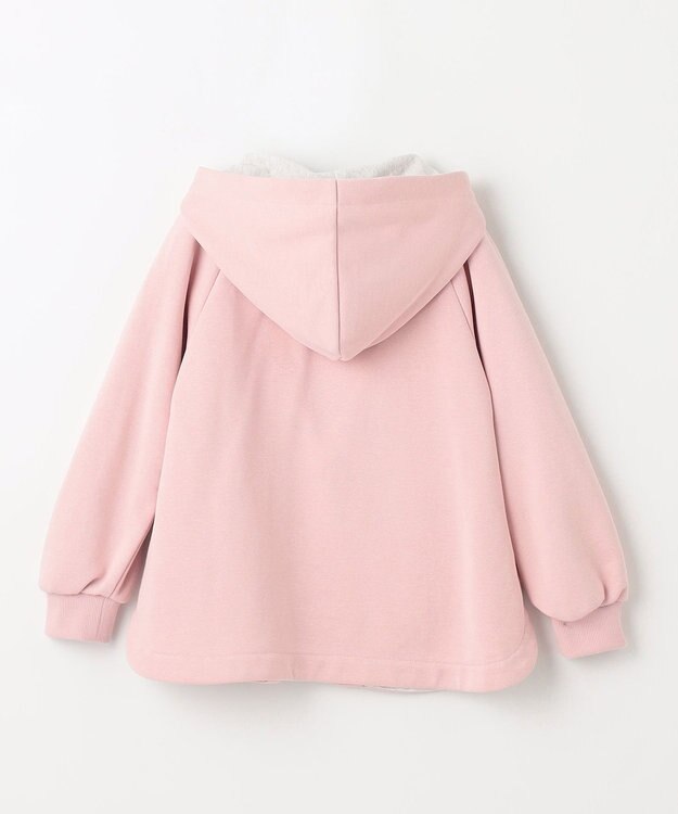 組曲 KIDS 【150-160cm】ドライコットン パーカー ピンク系