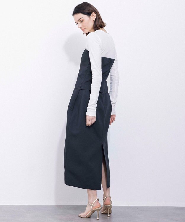 NAVE 【Nave・セットアップ可/洗える/吸水速乾】ドライチノ ビスチェ ブラック系