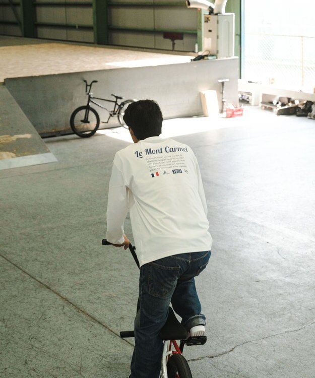 SHARE PARK MENS 【UVケア・吸水速乾・ストレッチ・軽量 】バックプリントTシャツ（L・XLサイズ） ホワイト系