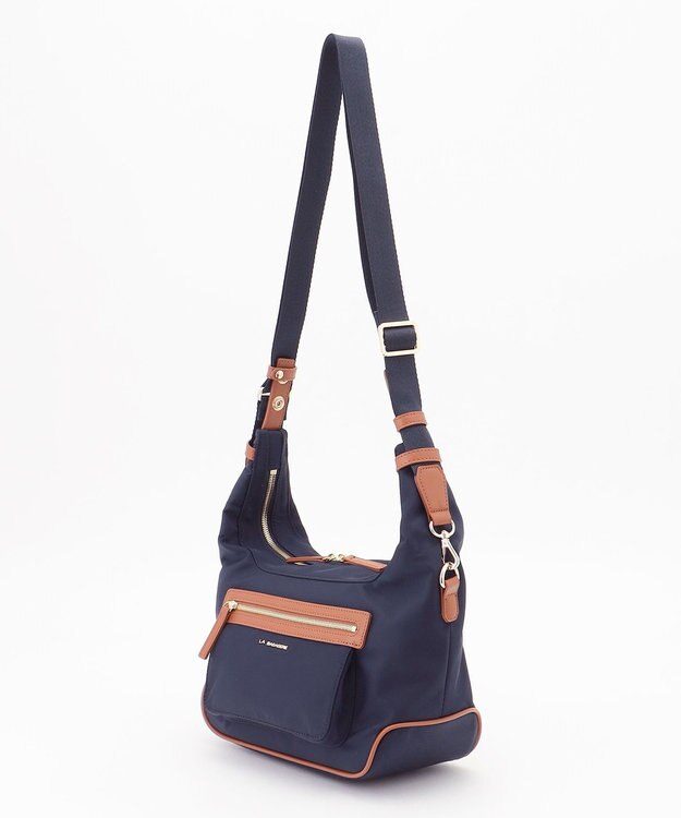 LA BAGAGERIE ループ2WAYショルダーバッグ　SSサイズ ネイビー
