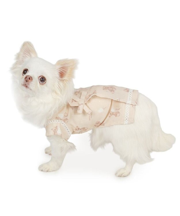 PET PARADISE ペットパラダイス くまちゃん 甚平 《アイス柄》 小型犬 ブラウン