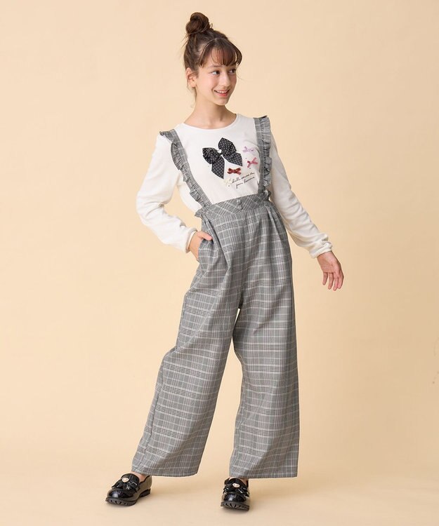 ANY KIDS リボンモチーフ Ｔシャツ オフホワイト