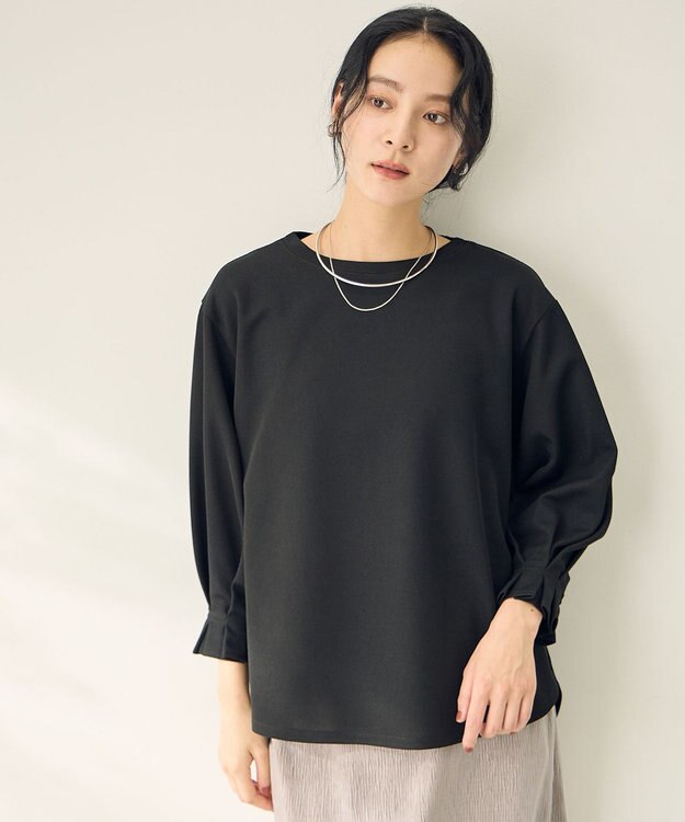 ANY コンフォータブルブラウス ブラック