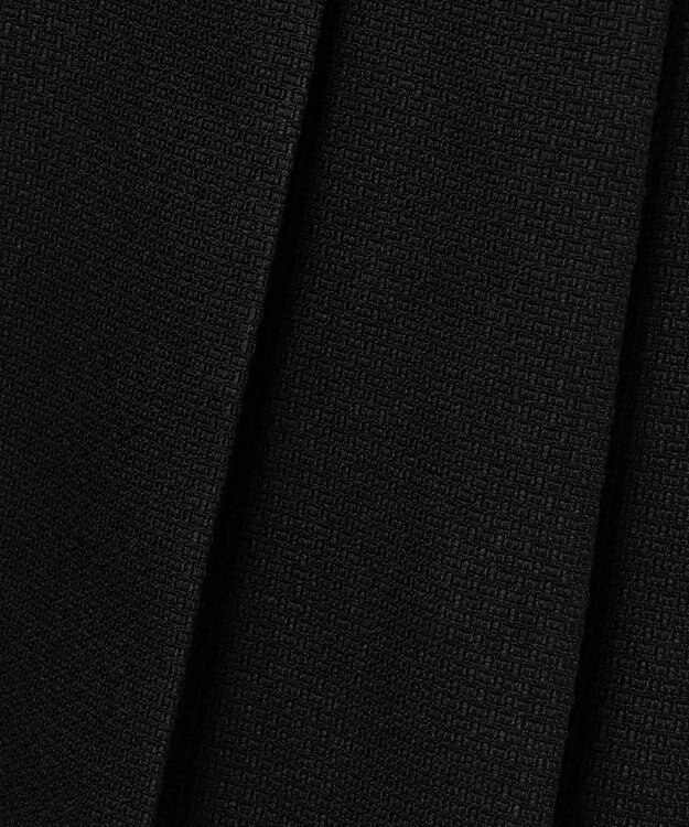 Feroux ツイードミディ ワンピース ブラック系