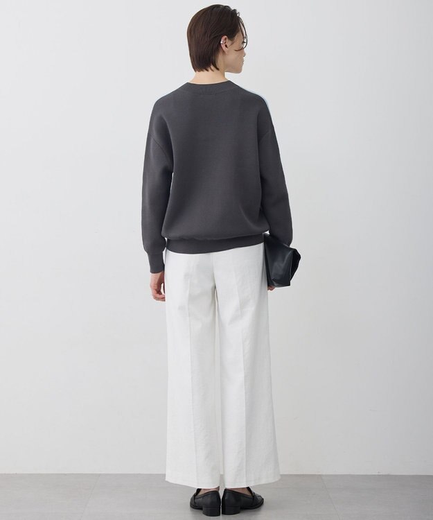 ICB L 【先行予約】シェルタリングドライオックス ワイドパンツ オフホワイト