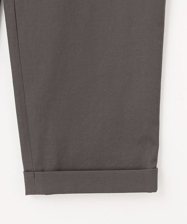 J.PRESS LADIES L 【洗える・吸水速乾】麻シェルドライ テーパード パンツ スレート系