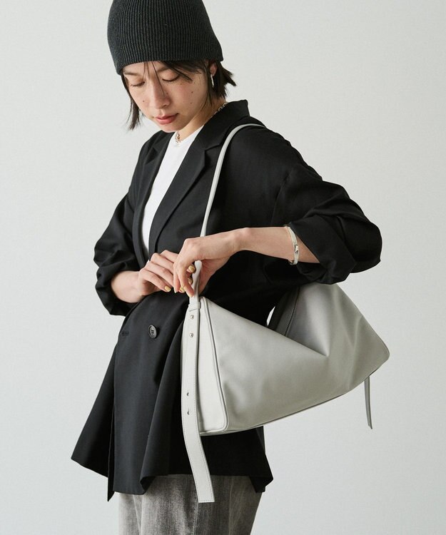 russet トライアングルショルダーバッグ(CE-1675) L.Gray