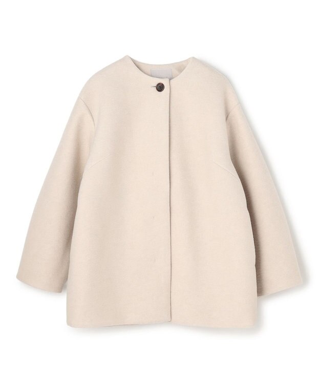 UNFILO ボンディング フォルムコート グレージュ