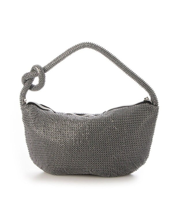 UNBILLION カシュカシュ cachecache / ラインストーン三日月ショルダー ブラック