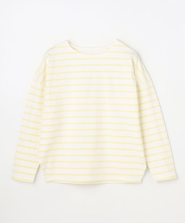 ANY L コクーンボーダープルオーバー イエロー