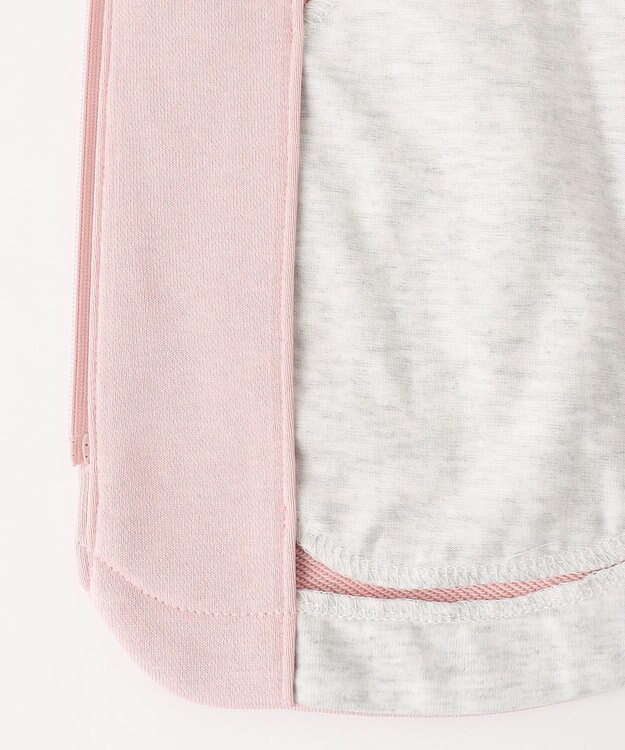 組曲 KIDS 【150-160cm】ドライコットン パーカー ピンク系