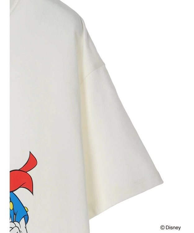 Green Parks ドナルドダック９０ｔｈ／アクセ風プリントＴＥＥ Off White