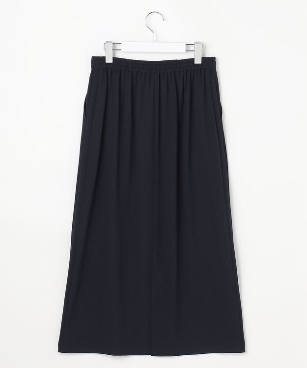 J.PRESS LADIES L 【セットアップ対応】Light ジョーゼット ナロー スカート ネイビー系