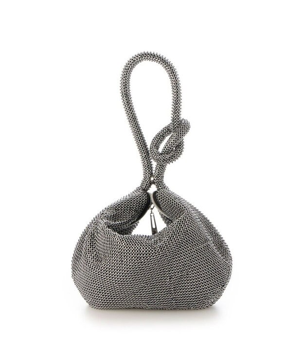 UNBILLION カシュカシュ cachecache / ラインストーン三日月ショルダー ブラック