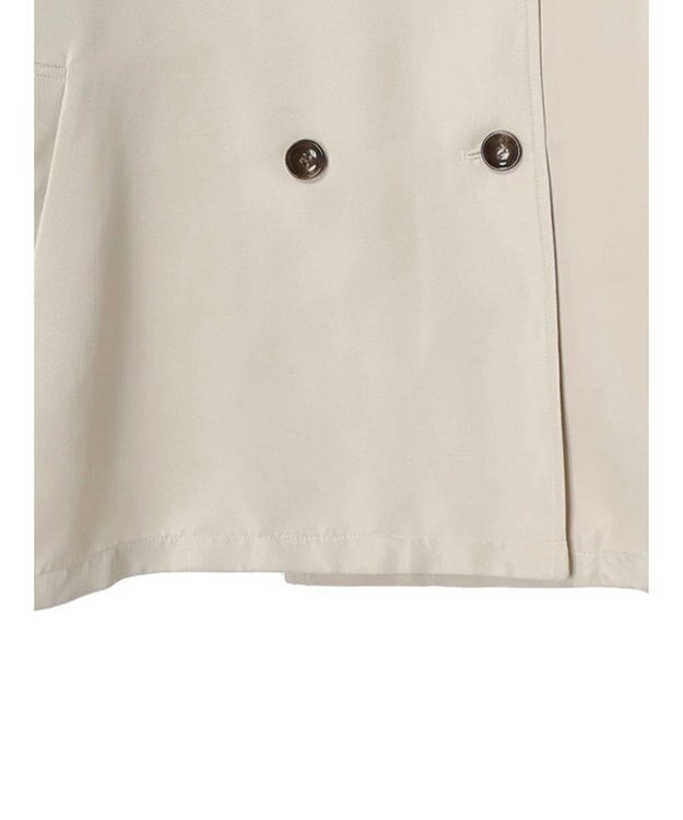 Green Parks ・ＥＬＥＮＣＡＲＥ　ＤＵＥ　ミドル丈トレンチコート Ivory
