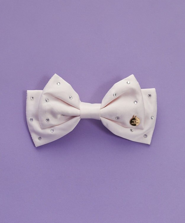 Maison de FLEUR ラインストーンバレッタ Pink