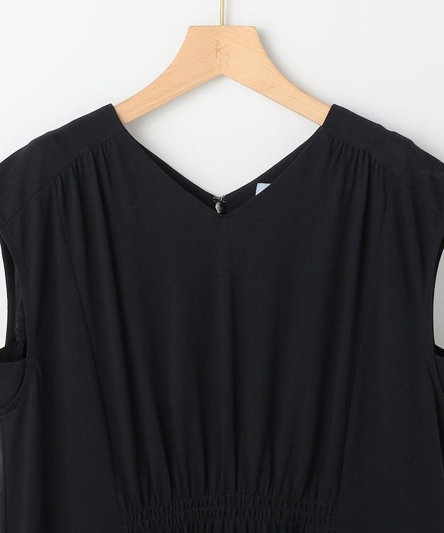 組曲 【先行予約・WEB限定】サマージャージー ティアードワンピース ブラック系