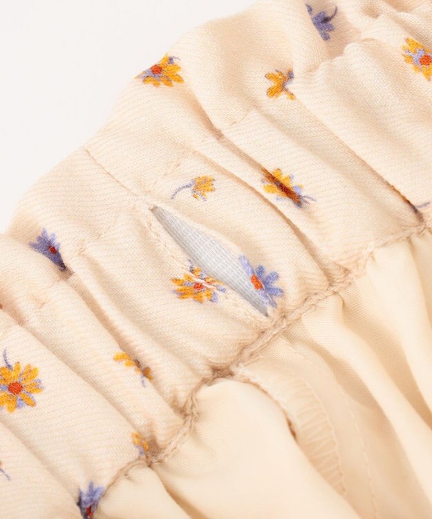 組曲 KIDS 【110-140cm】モノトーン花柄 スカート ベージュ系5