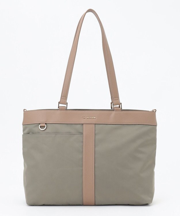 LA BAGAGERIE コンビ2WAYトートバッグ MEDIUM グレー