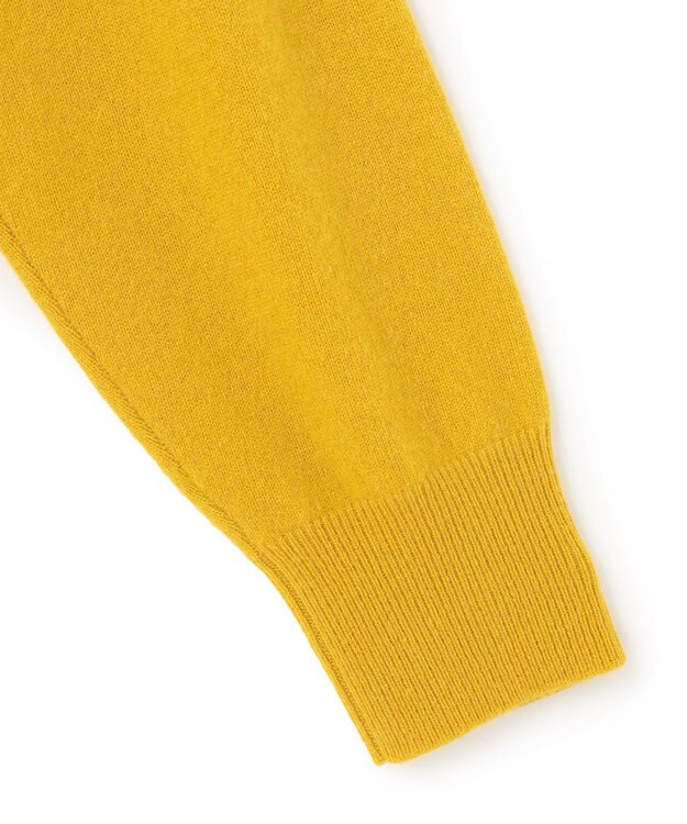 23区 L 【Oggi12月号掲載/洗える】ピュアカシミヤ ニットカーディガン マスタード系