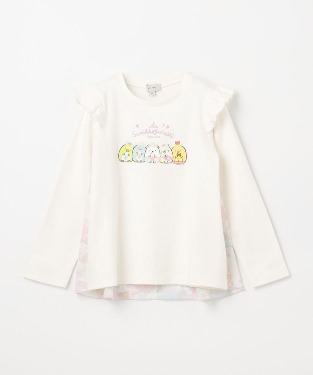 ANY KIDS 【すみっコぐらし】バックシャン Tシャツ オフホワイト