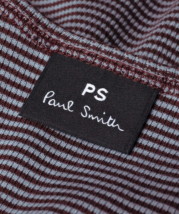 Paul Smith マルチカラーボタン ボーダー タンクトップ ボルドー