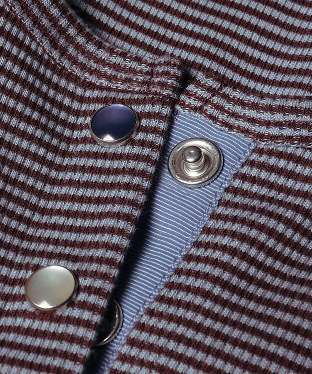 Paul Smith マルチカラーボタン ボーダー タンクトップ ボルドー