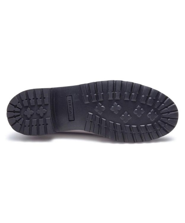 REGAL FOOT COMMUNITY 【リーガルレディース】F81R ギャザーローファー カジュアルシューズ グレーアイボリー