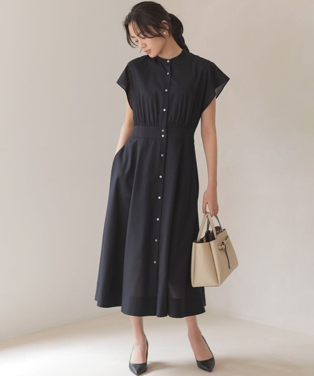 組曲 ニューリヨセルシャーティング ワンピース ネイビー系