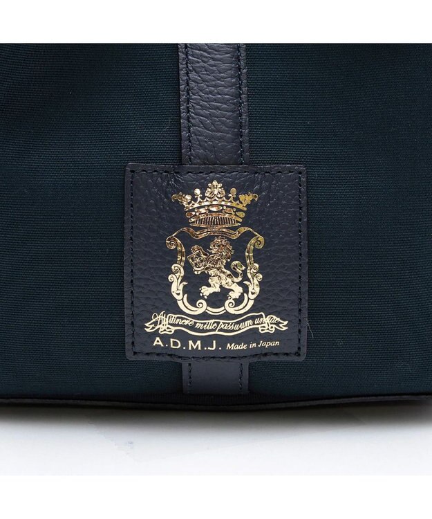 A.D.M.J. 【ファブリック】オフィサー/イタリアンファブリックトートS ネイビー