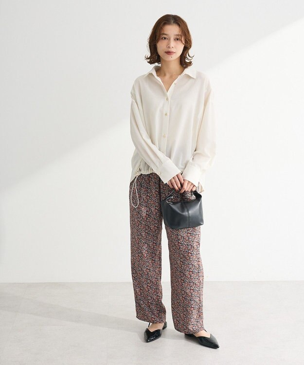 Green Parks 柄イージーパンツⅤ（テーパード） Red