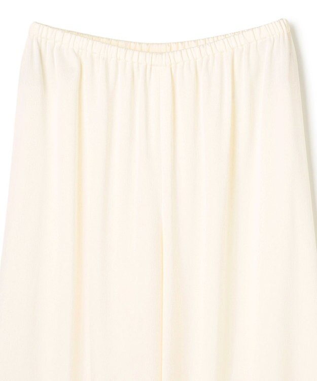 BEIGE， 【洗える】LLOYD / ハンマーサテンイージーワイドパンツ Ecru