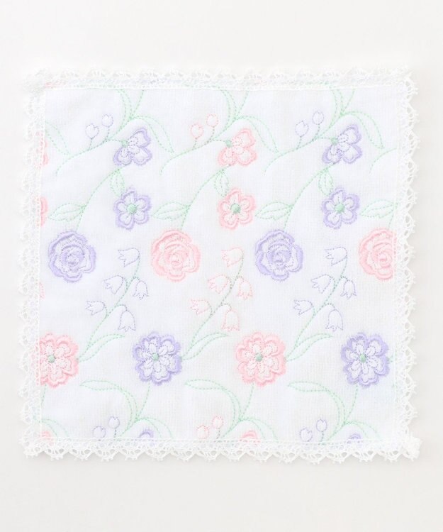 TOCCA ROMANCE LACE MINITOWELCHIEF タオルハンカチ ローズ系