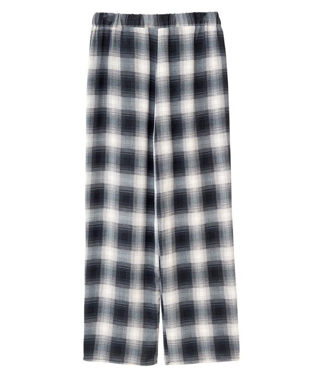 Green Parks 柄イージーパンツⅤ（テーパード） Black