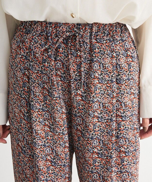 Green Parks 柄イージーパンツⅤ（テーパード） Red