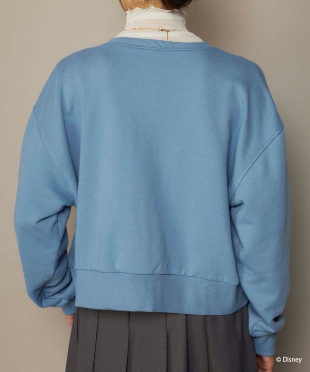 OP／FILA 【ocean pacific】ミッキー/裏毛カーディガン【Disney/ディズニー】 ブルー