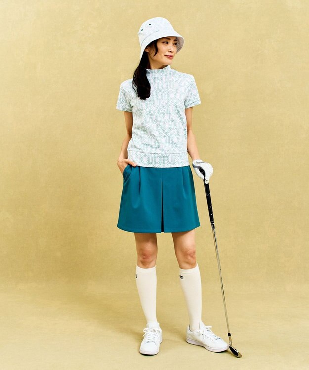 23区GOLF 着用動画あり【辻梨恵プロ着用】「TEXBRID」軽量ストレッチベーシックスカート パイングリーン系