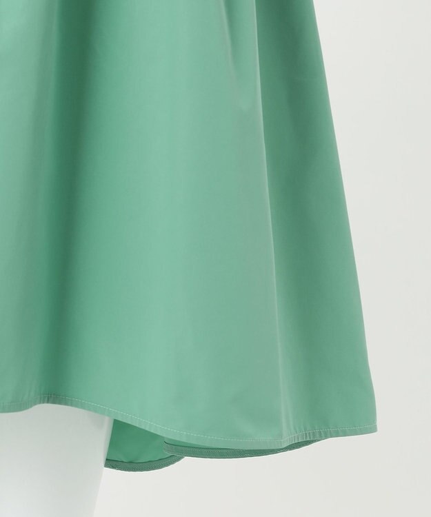 23区 S 【R(アール)】シルクタフタ スカート ライトグリーン系