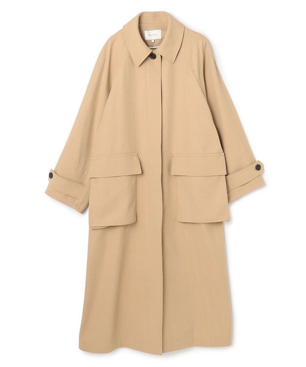 BEIGE， MOLUCCELLA / オーバーサイズステンカラーコート Beige