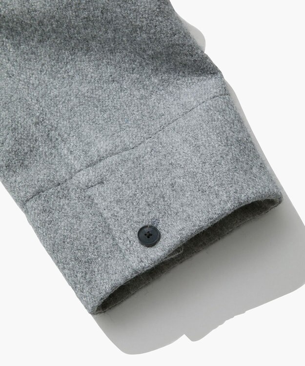 ATON BABY ALPACA | スタンドフィールドコート LIGHT GRAY