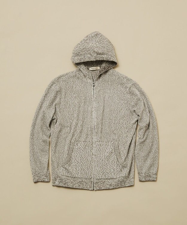 JOSEPH ABBOUD MOUNTAIN 【SPACE】ベアフリース フルZIPパーカー ブラウン系1