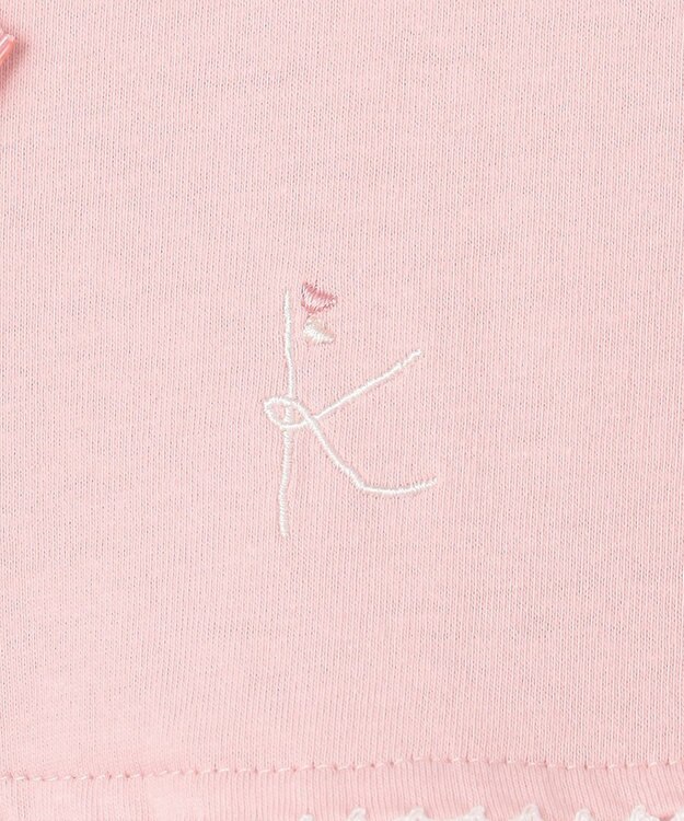 組曲 KIDS 【150-160㎝】 ドットティアードチュニック ピンク