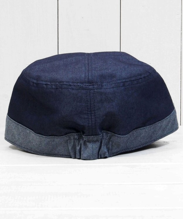 石田製帽 【UNISEX】備後デニム キャップ ネイビー