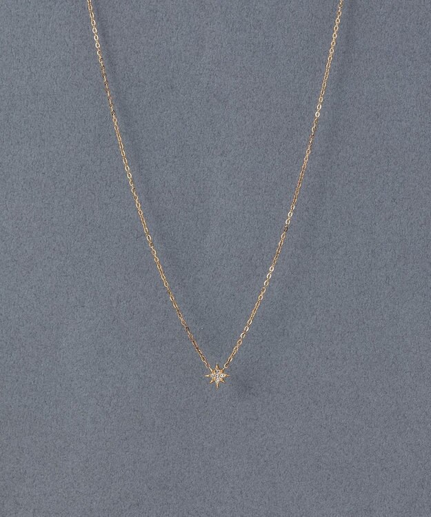 Phoebe 〈金属アレルギー対応〉ルミエールスターライトネックレス/ゴールド 星モチーフ ゴールド