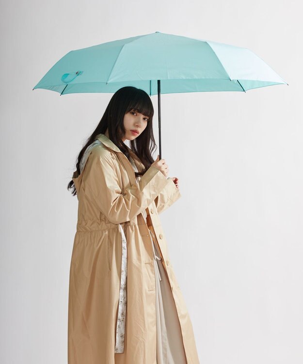 MOONBAT 【超撥水】フロータス (FLO(A)TUS) 自動開閉 折りたたみ傘 大きめ60cm 7本骨 ライトグリーン