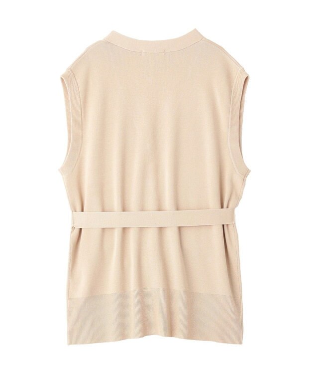 AMERICAN HOLIC 金ボタンニットジレ Beige