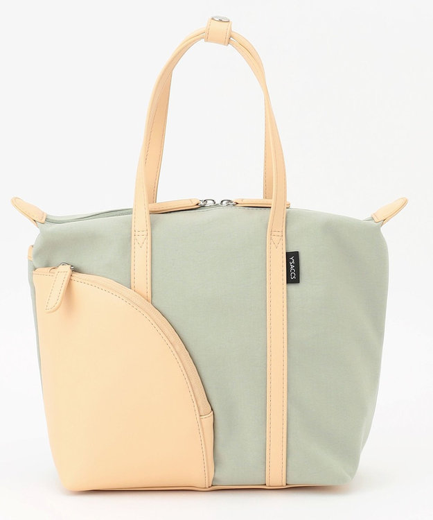 Y'SACCS コットンライクナイロントート Sサイズ ライトグリーン