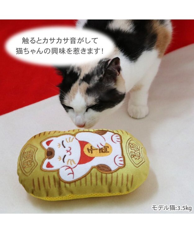 PET PARADISE ペットパラダイス 猫 小判トイ  和まねき猫 まねき猫