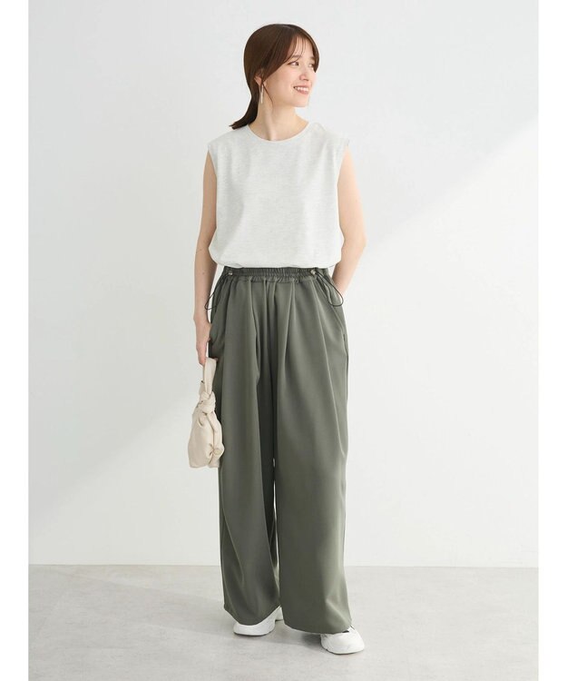 Green Parks 汗染み防止ノースリーブプルオーバー Light Gray Mixture